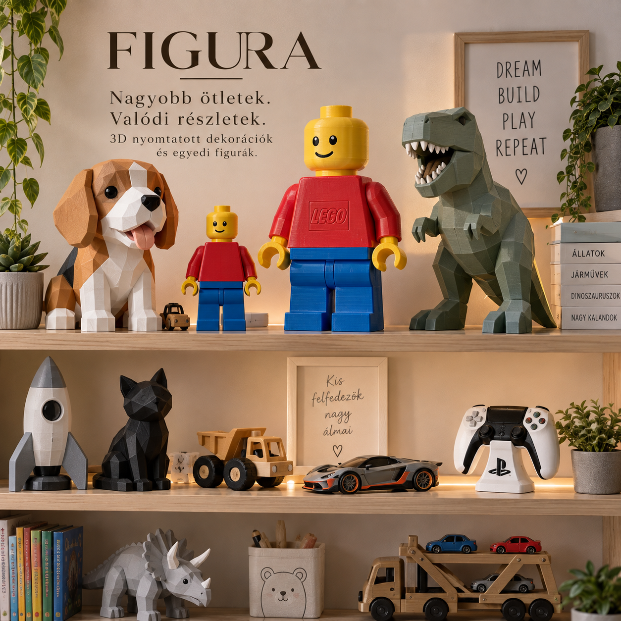 Gyerekszobai figurák inspirációs látványképe